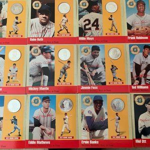 Hall of Fame Legends of Baseball 500HR .999 Silver Coin Set